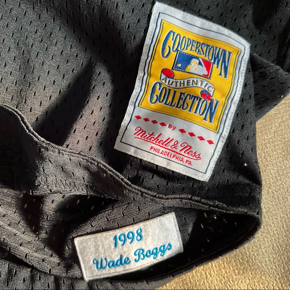 Wade Boggs Tampa Bay Rays Stitched Jersey